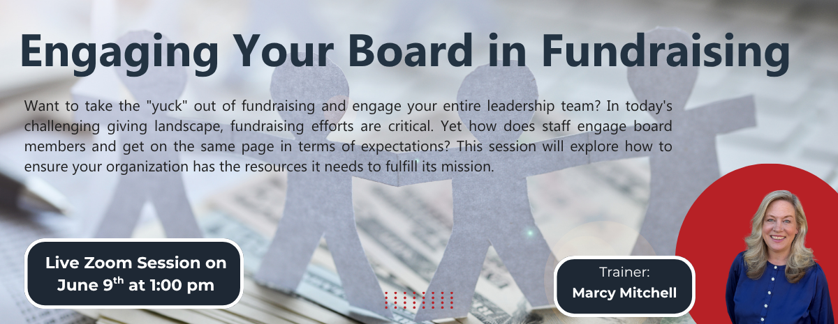 Engaging Your Board in Fundraising